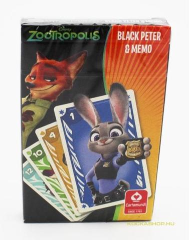 Zootropolis- Állati nagy balhé Fekete Péter kártya