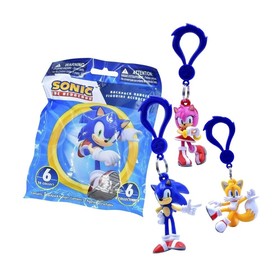 Sonic hátizsákra akasztható meglepetés figura, 7.5 cm - többféle