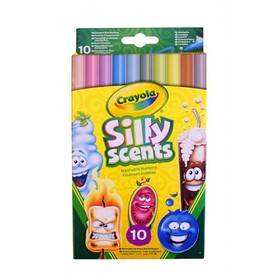 Crayola: 10 darabos illatos, vékony filctoll