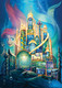 Puzzle 1000 db - Disney kastély Ariel
