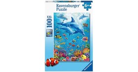 Ravensburger: Puzzle 100 db - Delfin a vízben