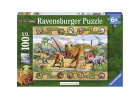 Ravensburger: Puzzle 100 db - Dinoszauroszok