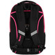 Spirit: Campus fekete és pink lekerekített iskolatáska, hátizsák
