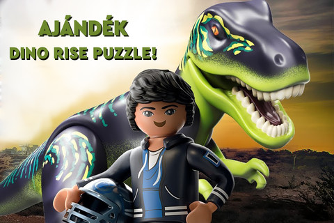 Ajándék Dino Rise Puzzle Playmobil vásárlásod után!