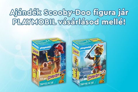 Ajándék Playmobil Scooby-Doo figura vásárlásod mellé!