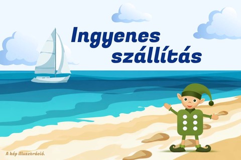 Ingyenes szállítás 19990 Ft felett 2026. június 07. és 14. között a Kockamanó oldalán!