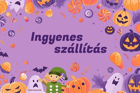 Ingyenes szállítás 19990 Ft felett 2026. október 04. és 11. között a Kockamanó oldalán!