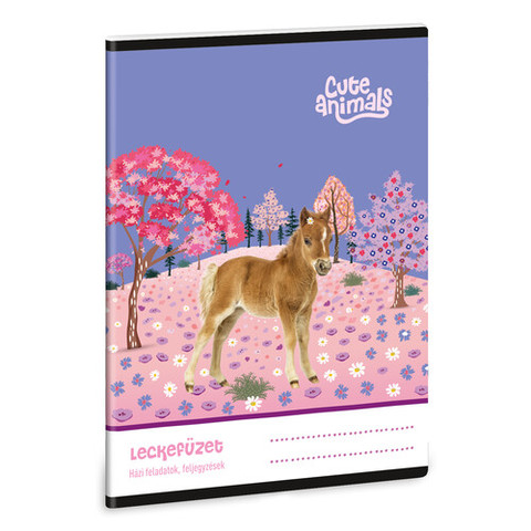 Ars Una Cute Animals-Horse A/5 leckefüzet