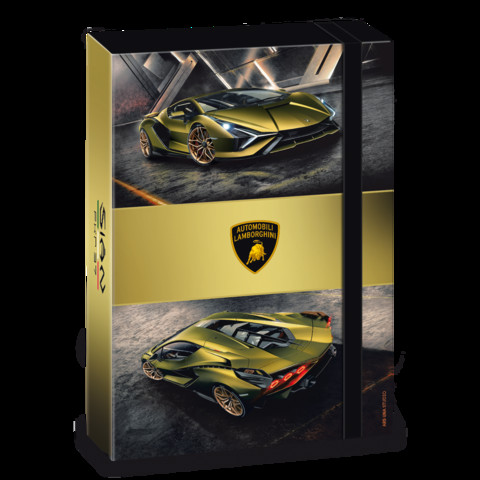 Lamborghini A/4 füzetbox (sárga)