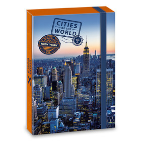 Ars Una Cities-New York A/4 füzetbox (tornyok)