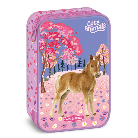 Ars Una Cute Animals-Horse többszintes tolltartó