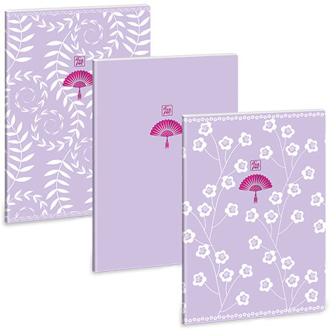 Ars Una Soft Touch Purple Spring A/4 extra kapcsos füzet-vonalas