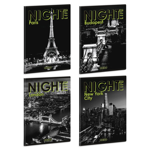 Ars Una Night Life A/5 extra kapcsos füzet-sima