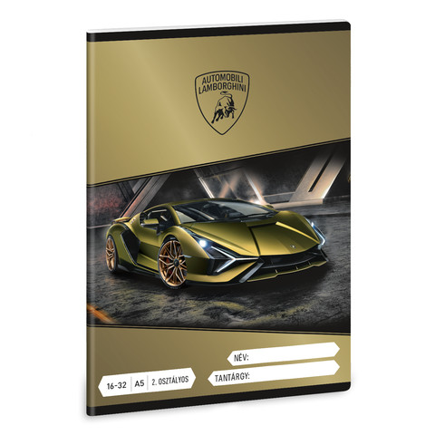 Lamborghini A/5 2. oszt. füzet 16-32