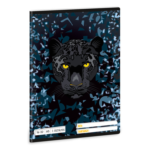 Ars Una Black Panther A/5 2. oszt. füzet 16-32