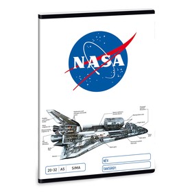 NASA A/5 sima füzet 2032