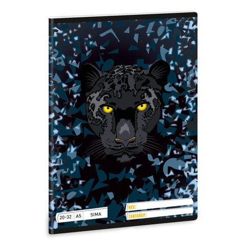 Ars Una Black Panther A/5 sima füzet 20-32