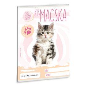 Ars Una Cuki Állatok - Macska - A/5 vonalas füzet 2132