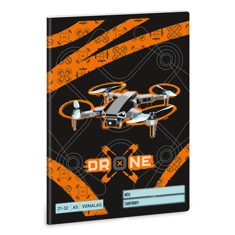Ars Una Drone X A/5 vonalas füzet 21-32