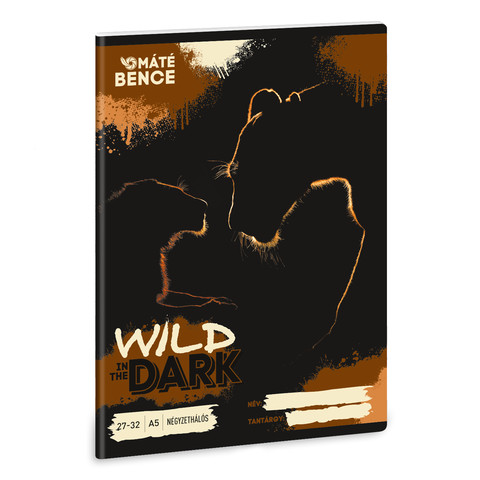 Ars Una Wild in the dark A/5 négyzethálós füzet 27-32