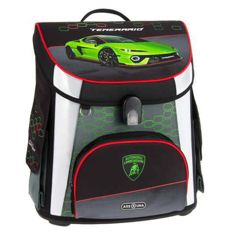 Lamborghini mágneszáras iskolatáska