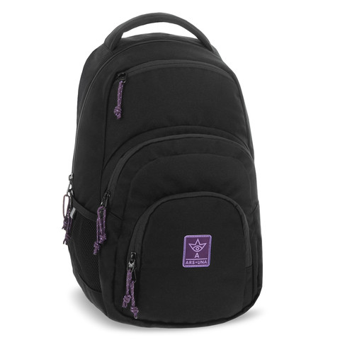 Ars Una Girl's Black-Violet Cordura hátizsák AU-2