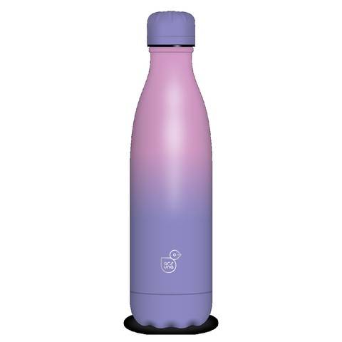Ars Una duplafalú fémkulacs-500 ml - Purple-pink