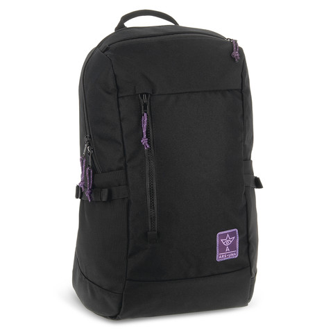 Ars Una Girl's Black-Violet Cordura hátizsák AU-17