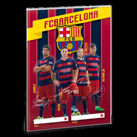FC Barcelona A/5 füzetborító