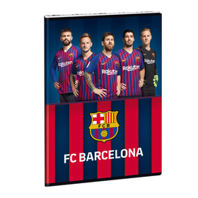 FC Barcelona A/4 extra kapcsos füzet-vonalas