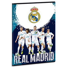 Real Madrid füzet A/4 négyzethálós