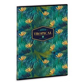 Ars Una Tropical Florida A/4 extra kapcsos füzet-négyzethálós