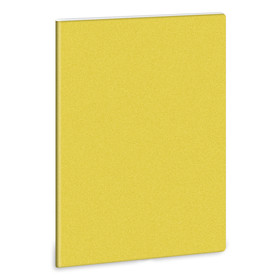 Ars Una glitter-sárga A/5 extra kapcsos füzet-négyzethálós