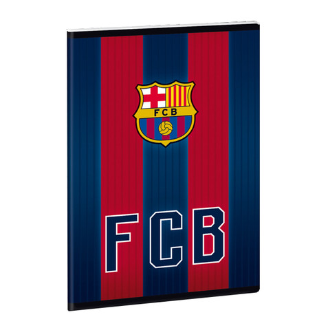 FC Barcelona A/5 extra kapcsos füzet-négyzethálós