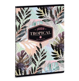 Ars Una Tropical Leaf A/5 extra kapcsos füzet-négyzethálós