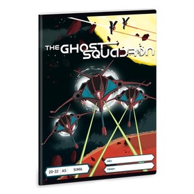 Ars Una The Ghost Squadron űrhajós A/5 sima füzet 2032