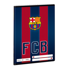 FC Barcelona A/5 sima füzet 2032