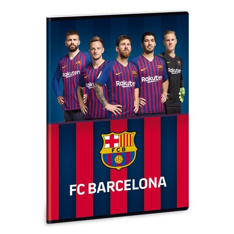 FC Barcelona A/4 extra kapcsos füzet-sima