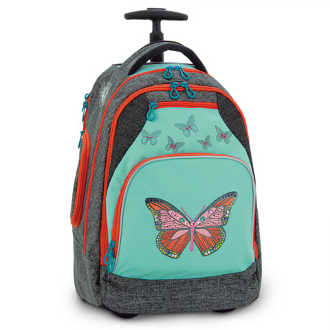 Ars Una Butterflies pillangós gurulós iskolatáska