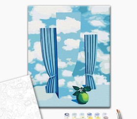 Rene Magritte Sky számfestő
