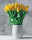 Sárga tulipán csokor számfestő
