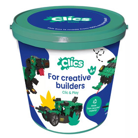 Clics Dino Emmertje - 6 Constructies (CB189) Clics építőjáték