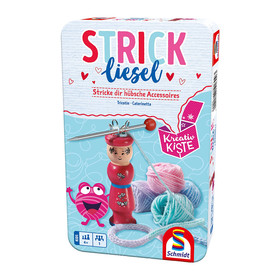 Strickliesel - fonalas horgoló fémdobozban (51604) Készségfejlesztő