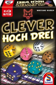 Clever hoch Drei (49384) Clever cubed társasjáték (88411)