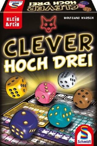Clever hoch Drei (49384) Clever cubed társasjáték (88411)