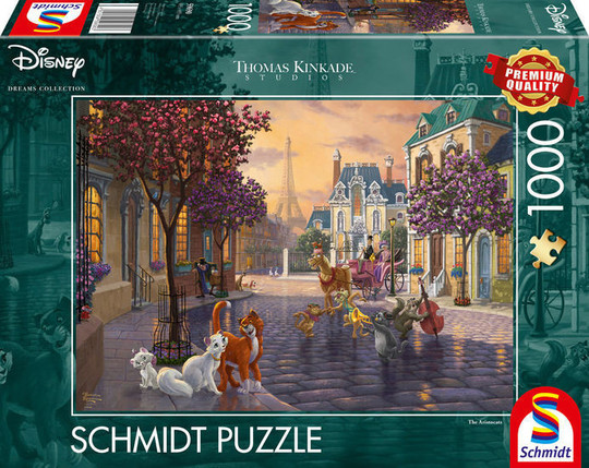 Disney Puzzle, Macskarisztokraták, 1000 db (59690) 