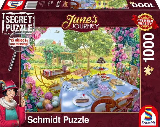 Tea in the garden, Secret Puzzle, 1000 db (59974)
