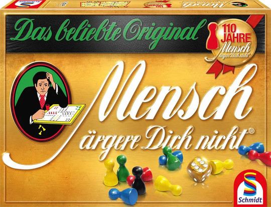 GOLD Mensch ärgere Dich nicht® (49277) Társasjáték