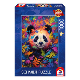 Panda in a rainbow-coloured forest (59781) 1000 db