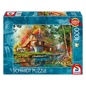 Water mill in autumn (58881) Kirakó 1000 db